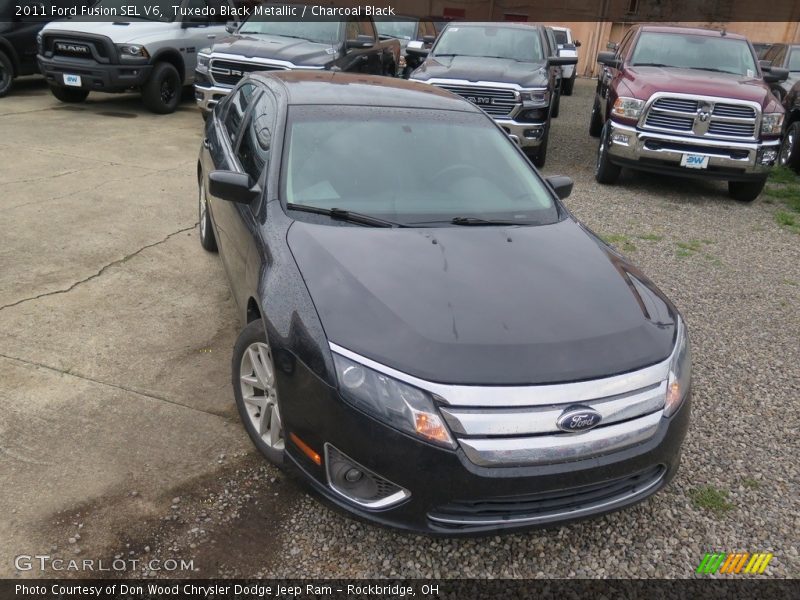 Tuxedo Black Metallic / Charcoal Black 2011 Ford Fusion SEL V6