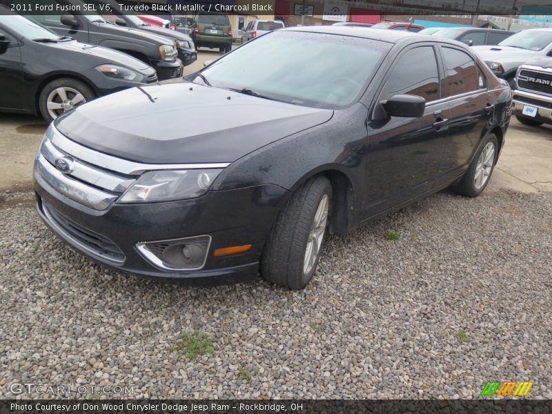 Tuxedo Black Metallic / Charcoal Black 2011 Ford Fusion SEL V6