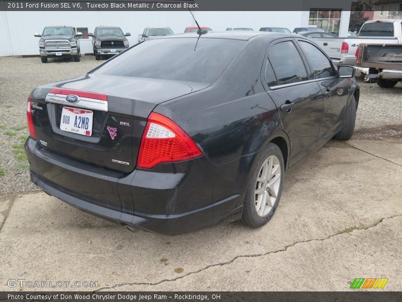 Tuxedo Black Metallic / Charcoal Black 2011 Ford Fusion SEL V6