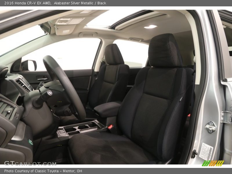 Alabaster Silver Metallic / Black 2016 Honda CR-V EX AWD