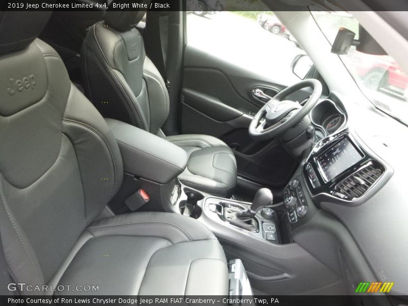 Bright White / Black 2019 Jeep Cherokee Limited 4x4