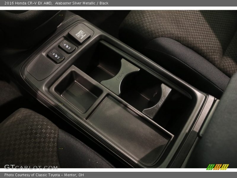 Alabaster Silver Metallic / Black 2016 Honda CR-V EX AWD