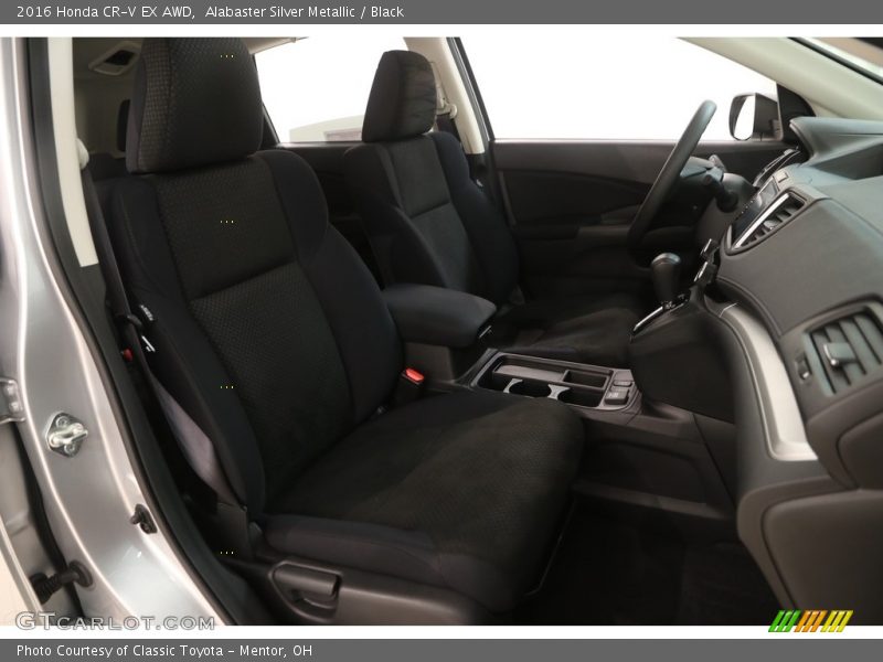 Alabaster Silver Metallic / Black 2016 Honda CR-V EX AWD