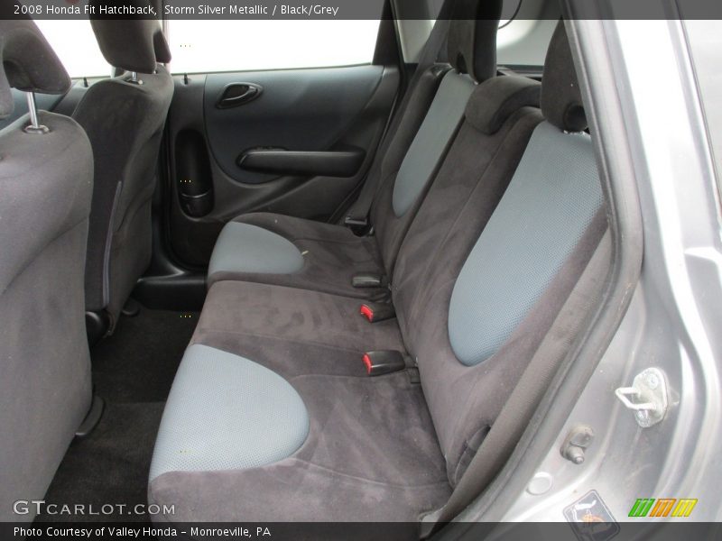 Storm Silver Metallic / Black/Grey 2008 Honda Fit Hatchback