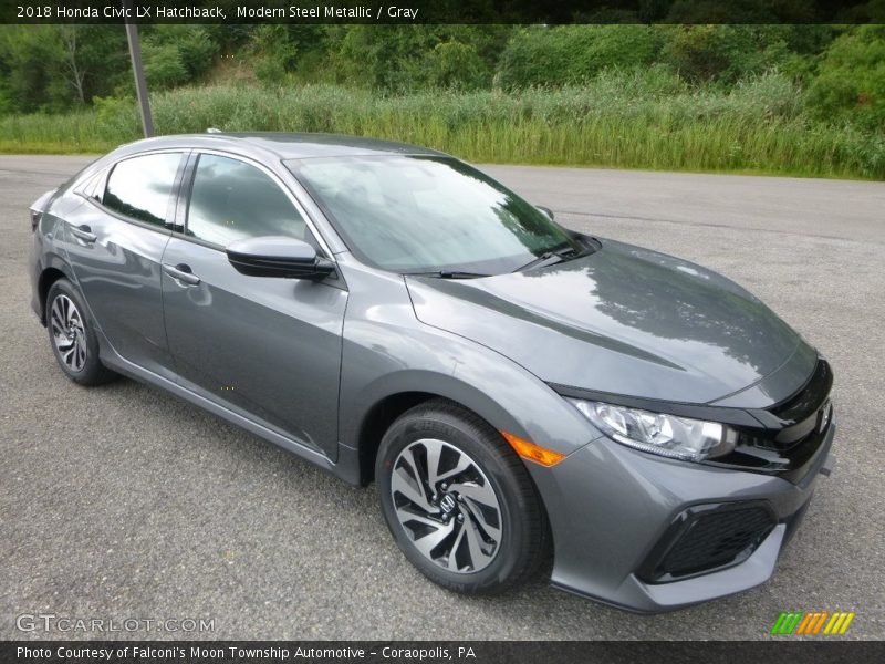 Front 3/4 View of 2018 Civic LX Hatchback