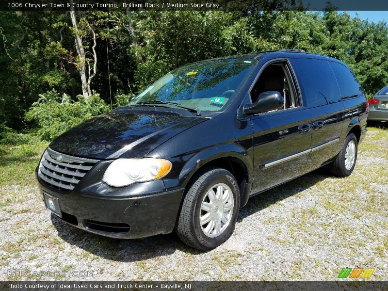 Brilliant Black / Medium Slate Gray 2006 Chrysler Town & Country Touring