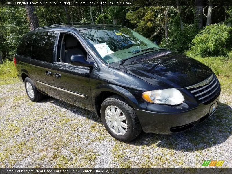 Brilliant Black / Medium Slate Gray 2006 Chrysler Town & Country Touring