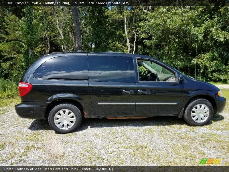 Brilliant Black / Medium Slate Gray 2006 Chrysler Town & Country Touring
