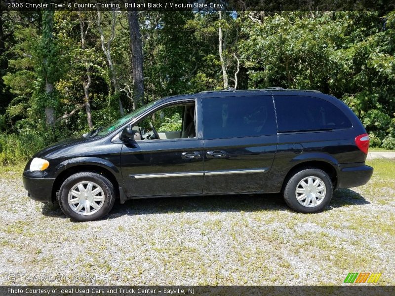 Brilliant Black / Medium Slate Gray 2006 Chrysler Town & Country Touring