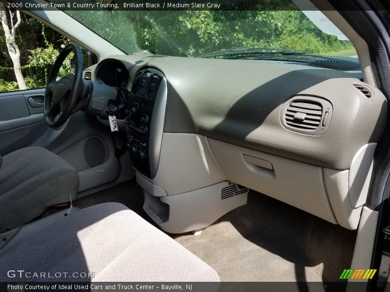 Brilliant Black / Medium Slate Gray 2006 Chrysler Town & Country Touring