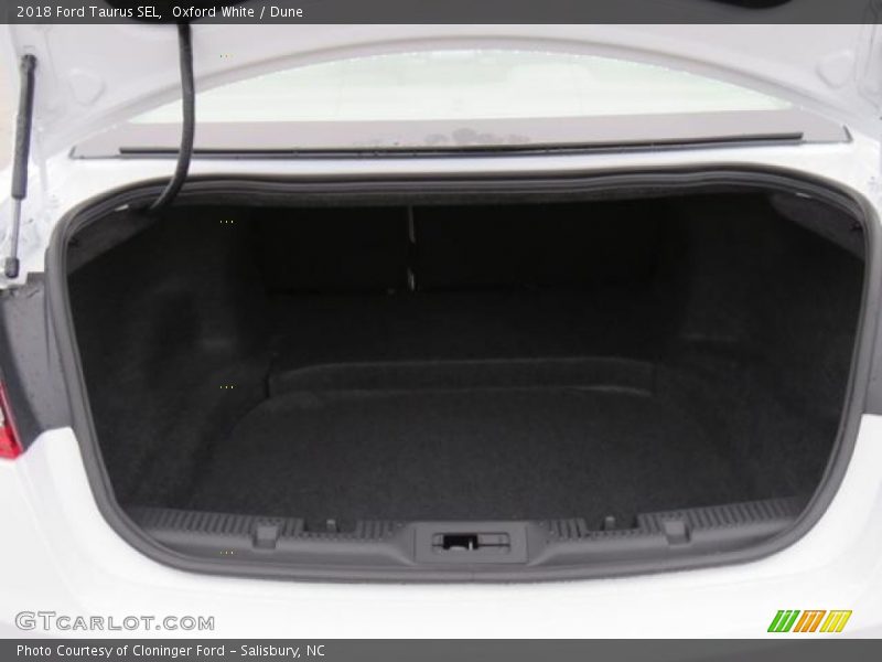 Oxford White / Dune 2018 Ford Taurus SEL