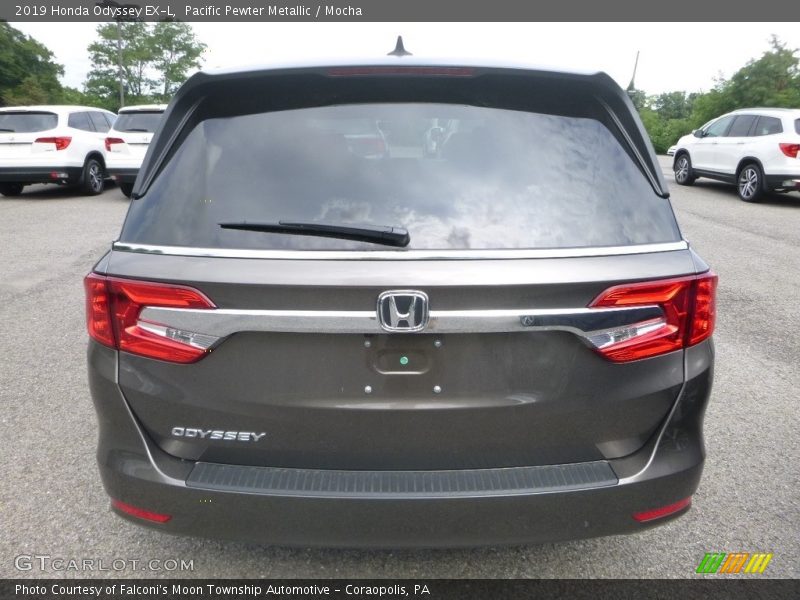 Pacific Pewter Metallic / Mocha 2019 Honda Odyssey EX-L