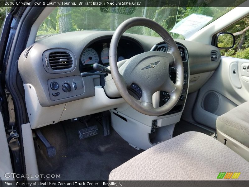 Brilliant Black / Medium Slate Gray 2006 Chrysler Town & Country Touring