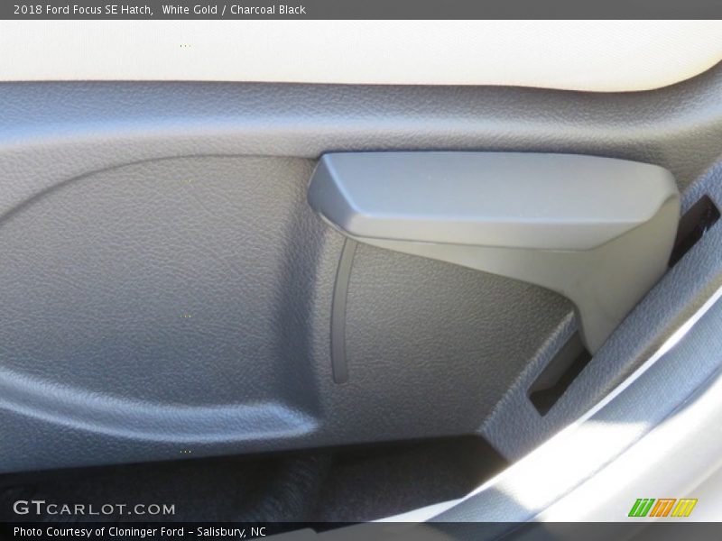 White Gold / Charcoal Black 2018 Ford Focus SE Hatch