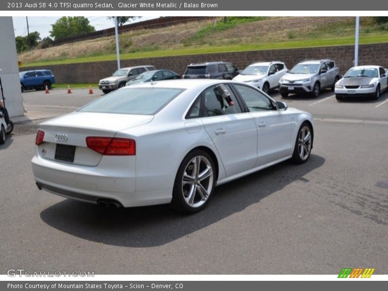 Glacier White Metallic / Balao Brown 2013 Audi S8 4.0 TFSI quattro Sedan