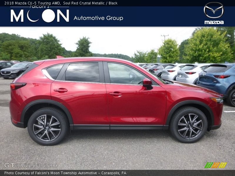 Soul Red Crystal Metallic / Black 2018 Mazda CX-5 Touring AWD