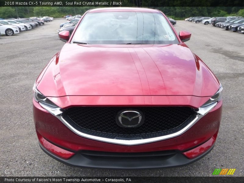 Soul Red Crystal Metallic / Black 2018 Mazda CX-5 Touring AWD