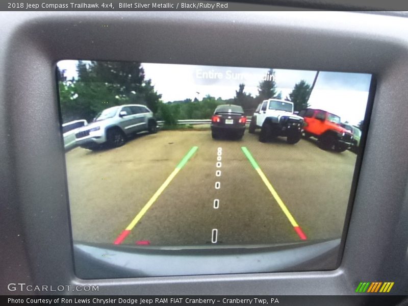 Billet Silver Metallic / Black/Ruby Red 2018 Jeep Compass Trailhawk 4x4