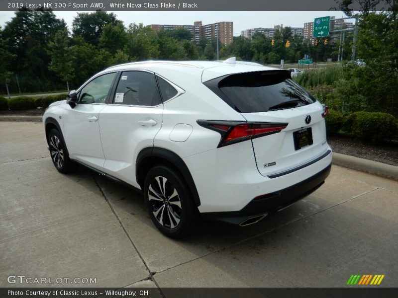 White Nova Glass Flake / Black 2019 Lexus NX 300 F Sport AWD