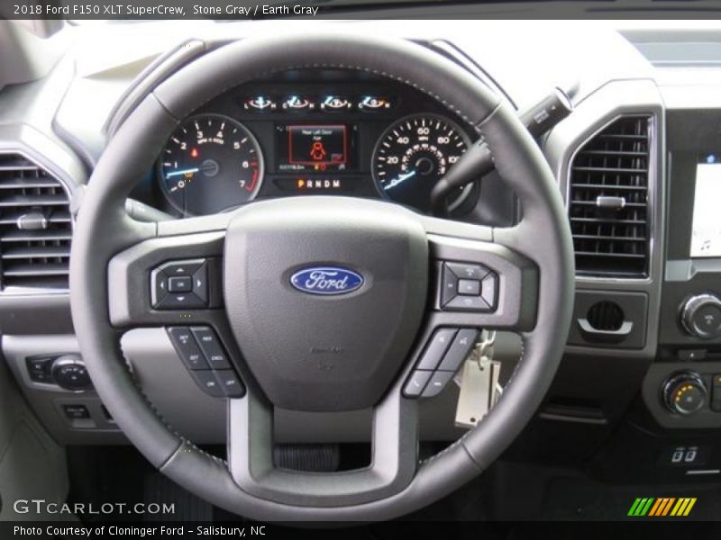 Stone Gray / Earth Gray 2018 Ford F150 XLT SuperCrew