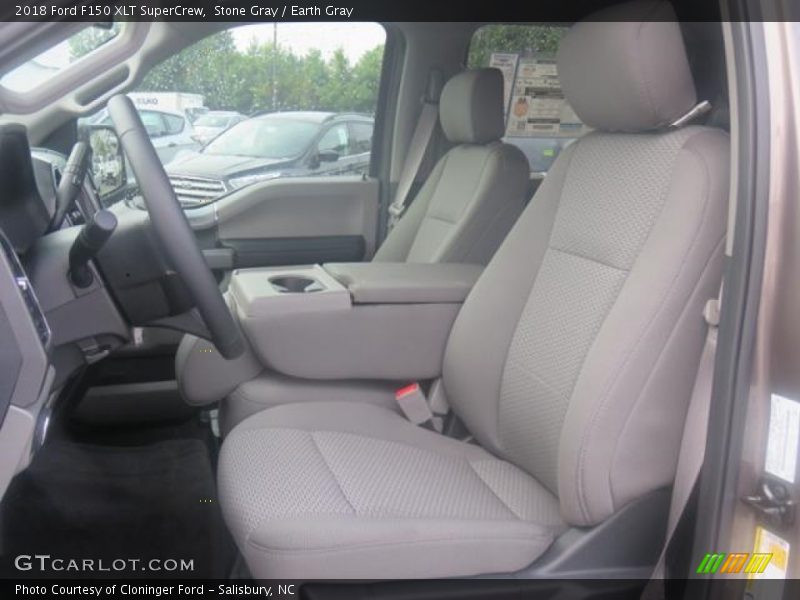 Stone Gray / Earth Gray 2018 Ford F150 XLT SuperCrew