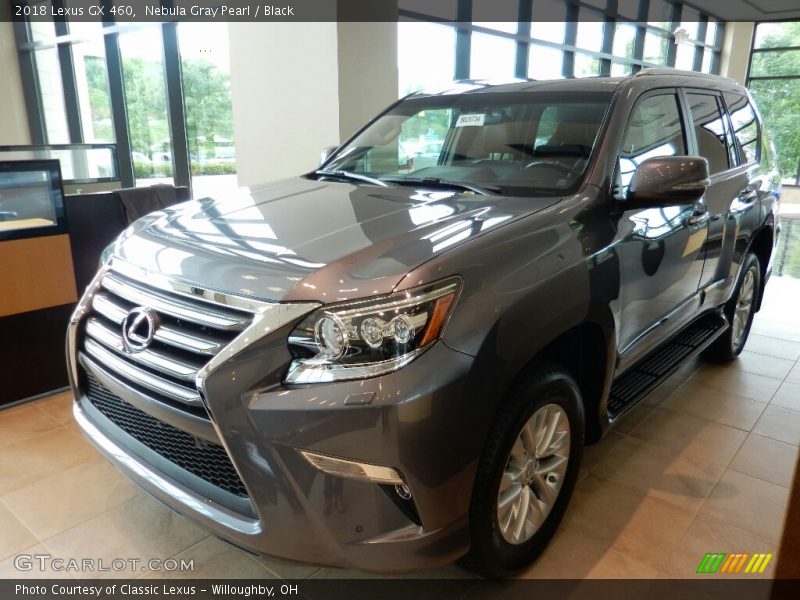 Nebula Gray Pearl / Black 2018 Lexus GX 460