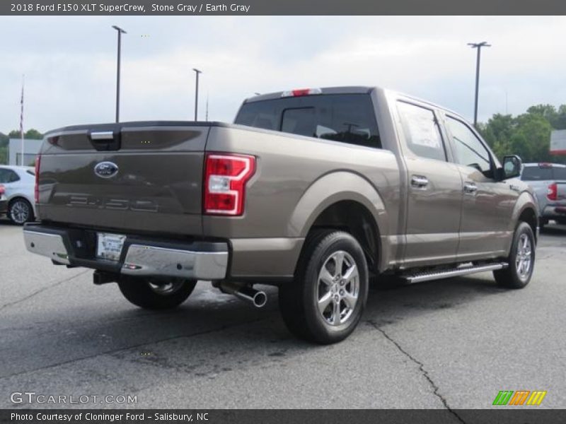 Stone Gray / Earth Gray 2018 Ford F150 XLT SuperCrew