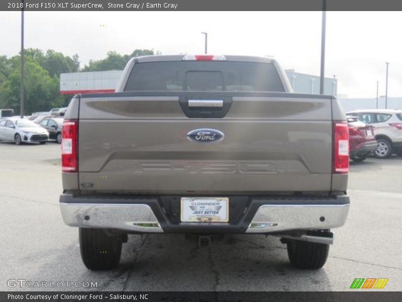 Stone Gray / Earth Gray 2018 Ford F150 XLT SuperCrew