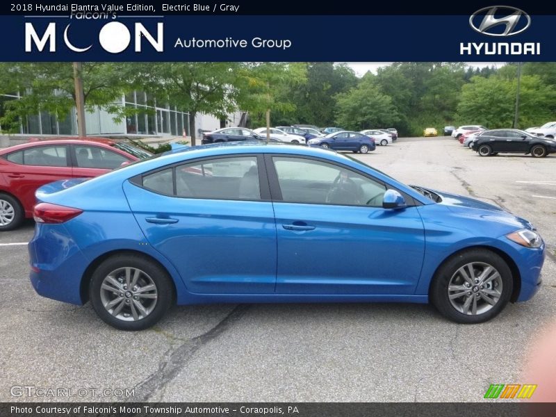 Electric Blue / Gray 2018 Hyundai Elantra Value Edition