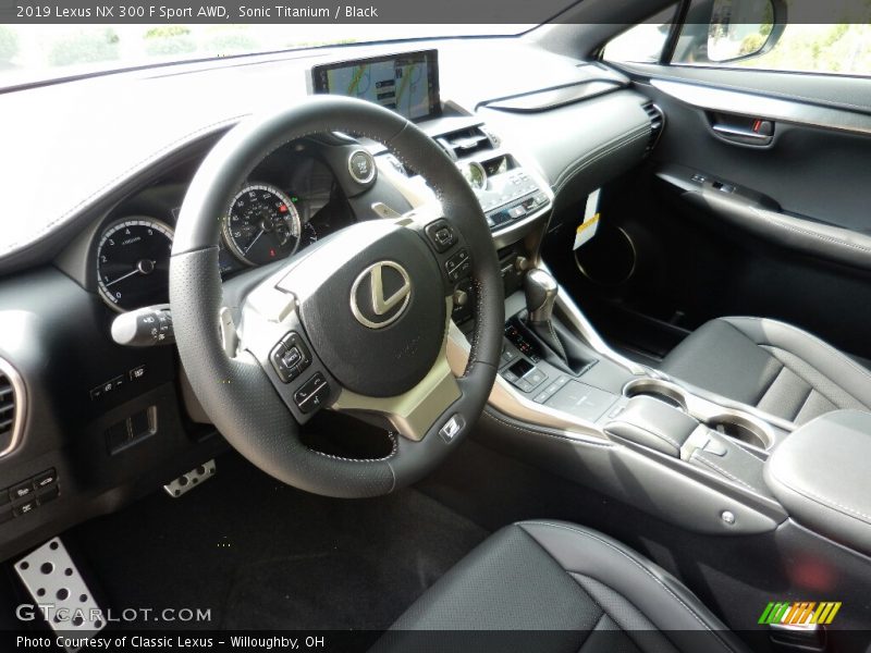 Sonic Titanium / Black 2019 Lexus NX 300 F Sport AWD