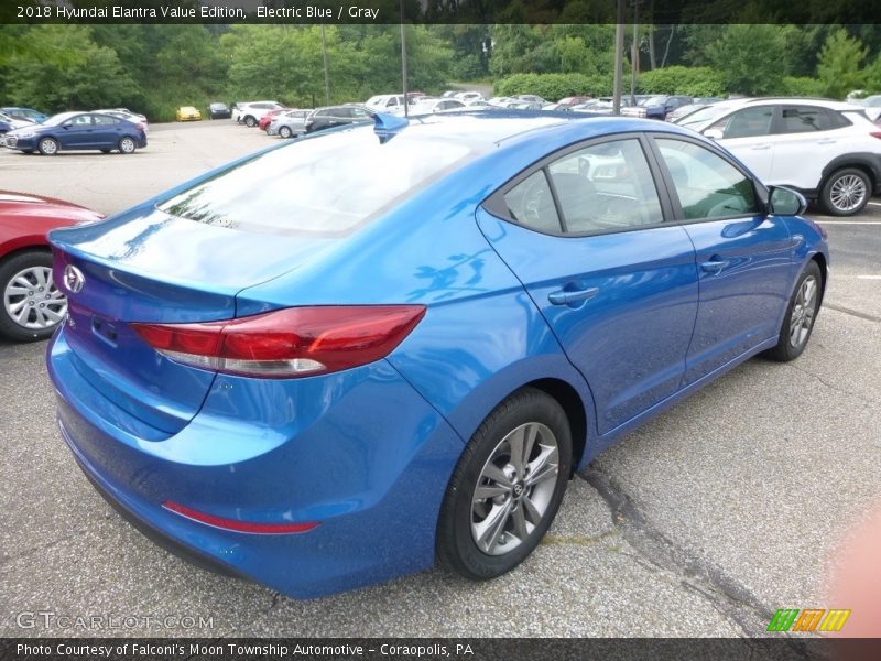 Electric Blue / Gray 2018 Hyundai Elantra Value Edition