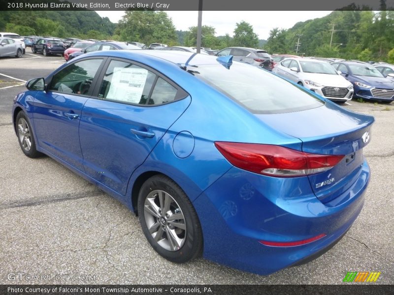 Electric Blue / Gray 2018 Hyundai Elantra Value Edition