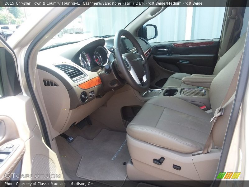 Cashmere/Sandstone Pearl / Dark Frost Beige/Medium Frost Beige 2015 Chrysler Town & Country Touring-L