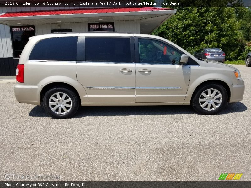 Cashmere Pearl / Dark Frost Beige/Medium Frost Beige 2013 Chrysler Town & Country Touring