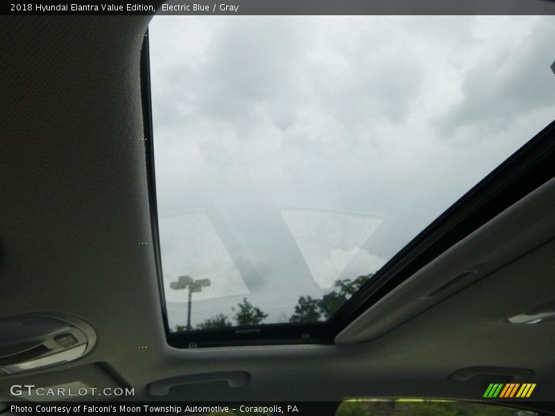 Electric Blue / Gray 2018 Hyundai Elantra Value Edition