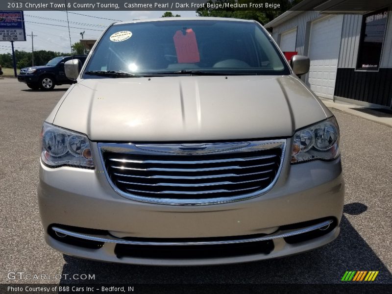 Cashmere Pearl / Dark Frost Beige/Medium Frost Beige 2013 Chrysler Town & Country Touring