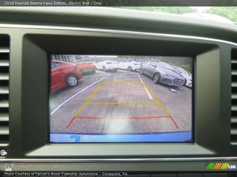 Electric Blue / Gray 2018 Hyundai Elantra Value Edition