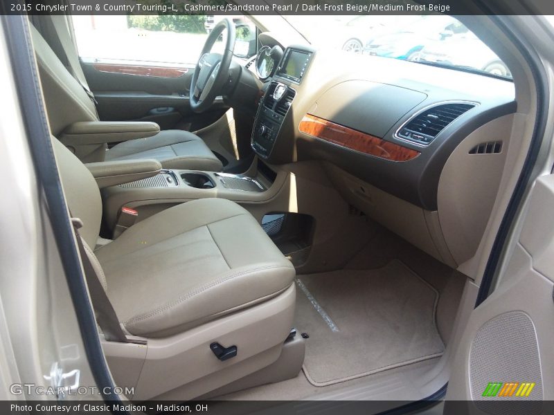 Cashmere/Sandstone Pearl / Dark Frost Beige/Medium Frost Beige 2015 Chrysler Town & Country Touring-L