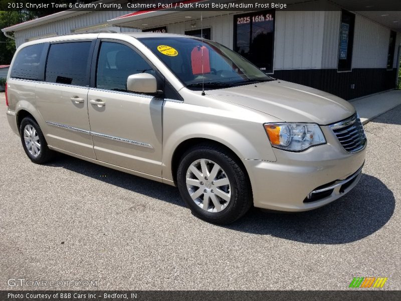 Cashmere Pearl / Dark Frost Beige/Medium Frost Beige 2013 Chrysler Town & Country Touring
