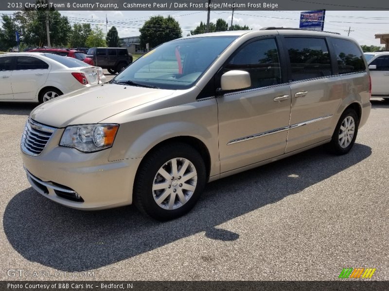 Cashmere Pearl / Dark Frost Beige/Medium Frost Beige 2013 Chrysler Town & Country Touring