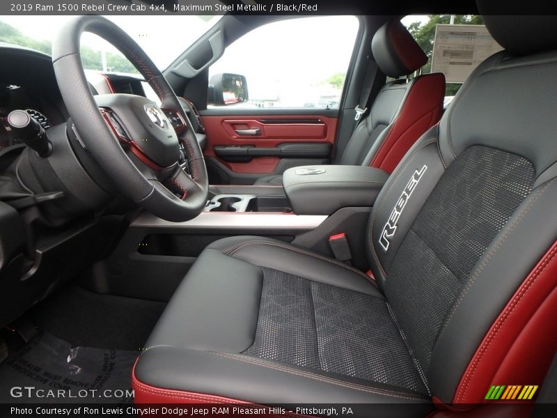  2019 1500 Rebel Crew Cab 4x4 Black/Red Interior