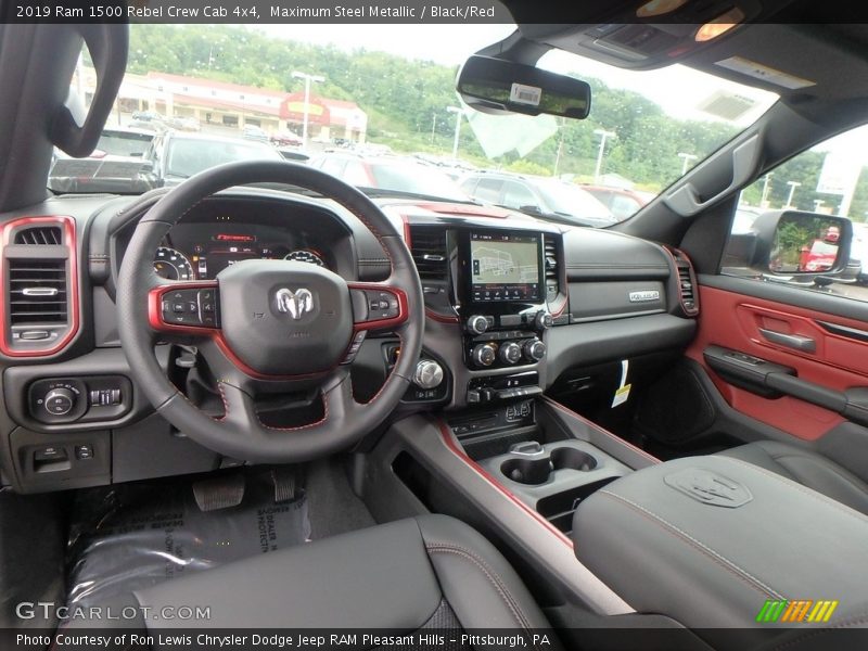  2019 1500 Rebel Crew Cab 4x4 Black/Red Interior