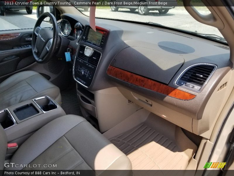 Cashmere Pearl / Dark Frost Beige/Medium Frost Beige 2013 Chrysler Town & Country Touring