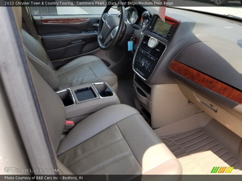 Cashmere Pearl / Dark Frost Beige/Medium Frost Beige 2013 Chrysler Town & Country Touring