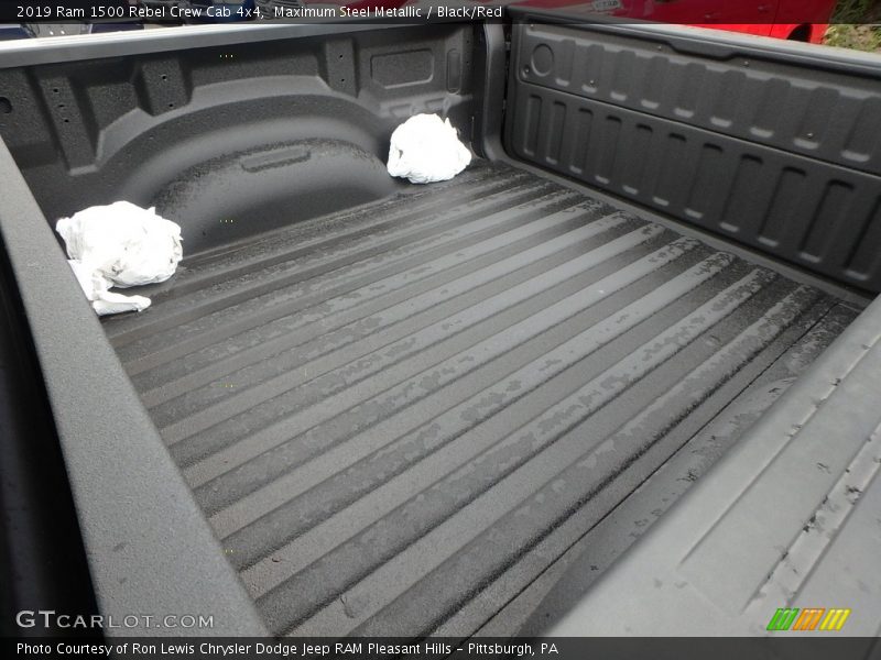 Maximum Steel Metallic / Black/Red 2019 Ram 1500 Rebel Crew Cab 4x4