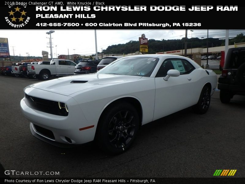 White Knuckle / Black 2018 Dodge Challenger GT AWD