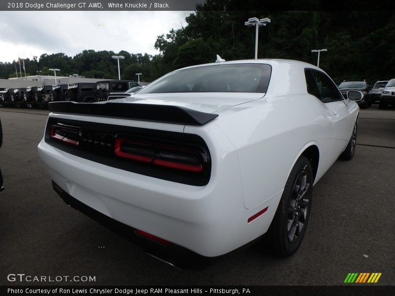 White Knuckle / Black 2018 Dodge Challenger GT AWD