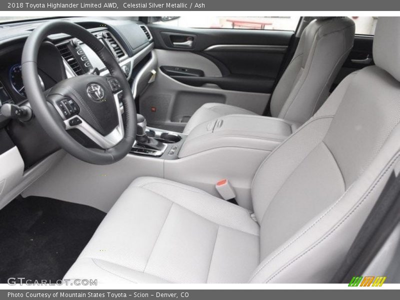 Celestial Silver Metallic / Ash 2018 Toyota Highlander Limited AWD