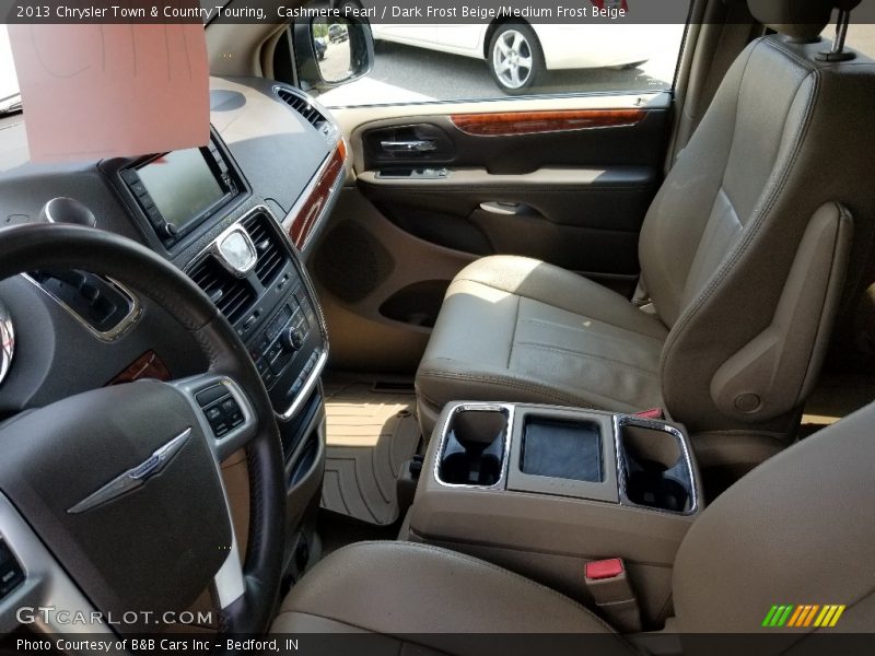Cashmere Pearl / Dark Frost Beige/Medium Frost Beige 2013 Chrysler Town & Country Touring