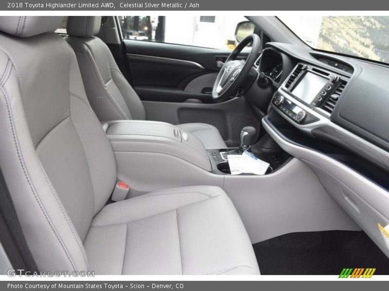 Celestial Silver Metallic / Ash 2018 Toyota Highlander Limited AWD